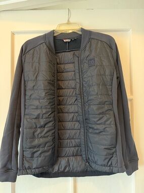 66°North Women's Quilted Hybrid Ski Jacket - Charcoal Gray